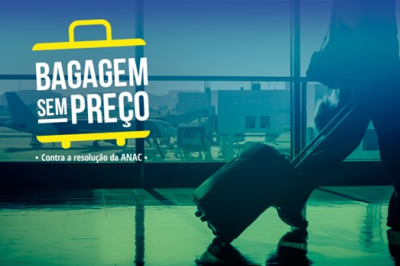 Est� no ar desde o dia 8 de agosto o hotsite Bagagem Sem Pre�o (Imagem: Divulga��o/Via OAB)