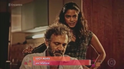 Lucy Alves comenta �ltimos momentos com Domingos Montagner: 'Vamos rezar por ele' (Imagem: Reprodu��o/TV Globo)