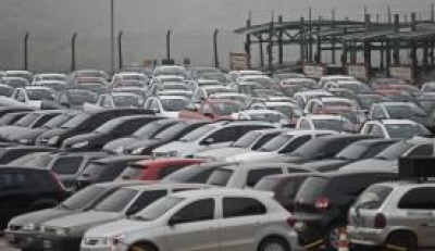 P�tio de montadora (Imagem: Marcelo Camargo/Ag�ncia Brasil)