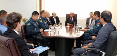 Elei��es 2016: PM e GM firmam parceria em Est�ncia e Nossa Senhora do Socorro (Foto: TRE/SE)