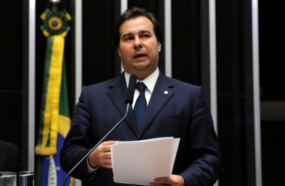 Rodrigo Maia obteve 285 votos no segundo turno (Foto: Gustavo Lima/C�mara dos Deputados)