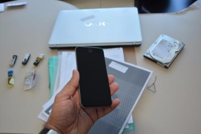 Material apreendido na Opera��o Resta Um, da Pol�cia Federal, em Pernambuco, na 33� fase da Lava Jato (Foto: Sumaia Vilela/Ag�ncia Brasil)