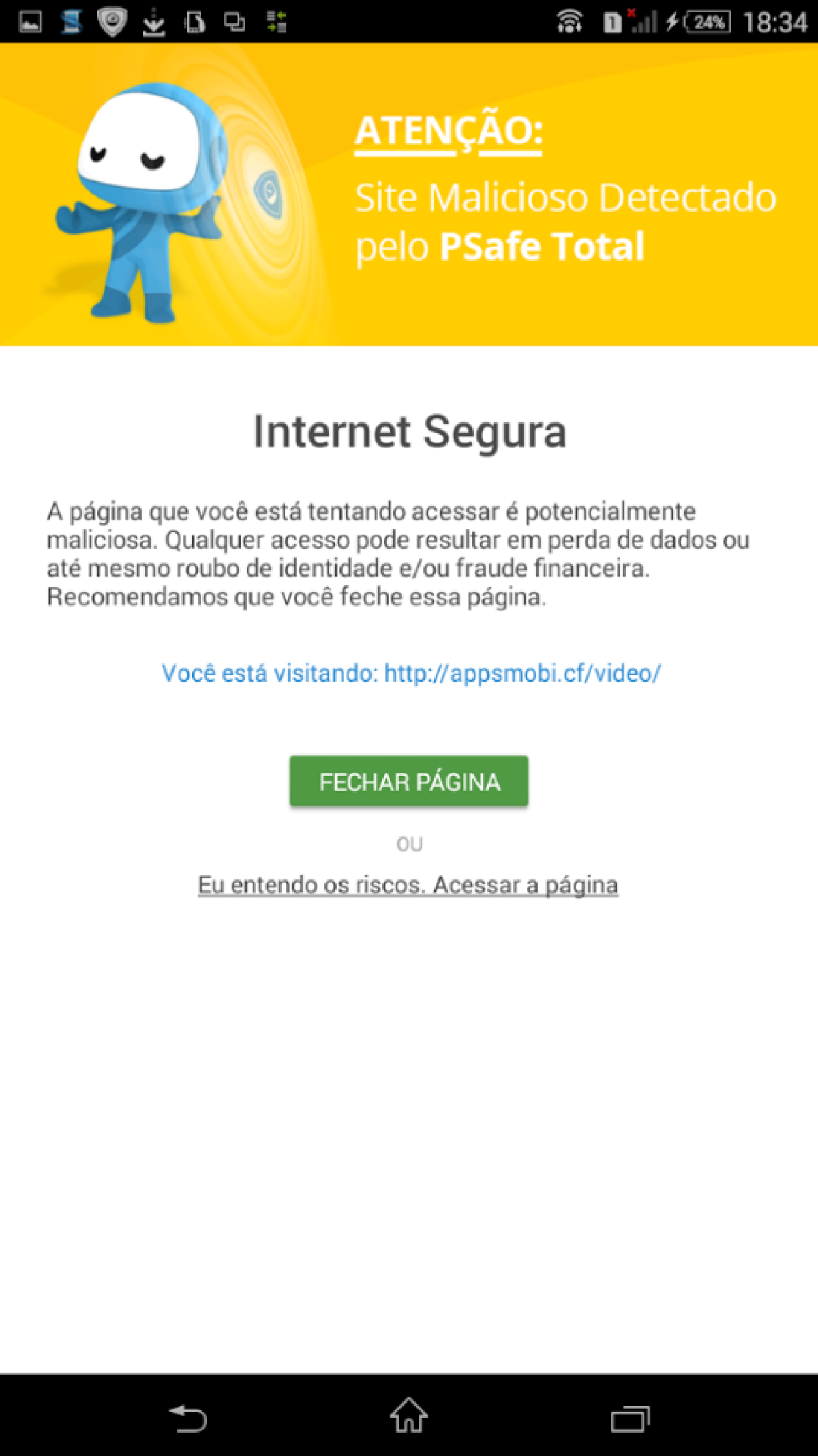 PSafe alerta: novo golpe do WhatsApp j� atingiu mais de 200 mil pessoas (Imagem: Reprodu��o/PSafe)